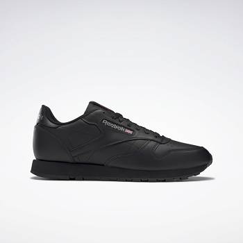 Reebok Classic Kožené Cierne - Panske Tenisky